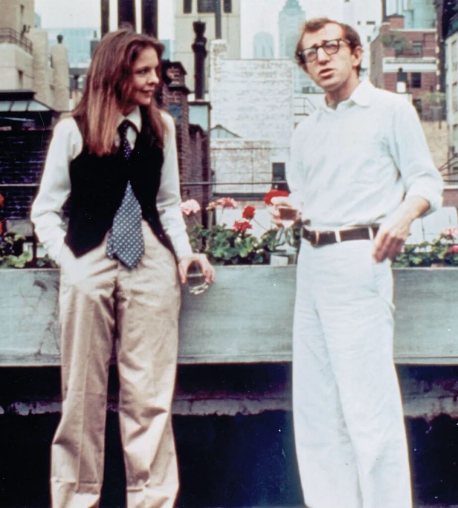 Diane Keaton with Woody Allen in Annie Hall