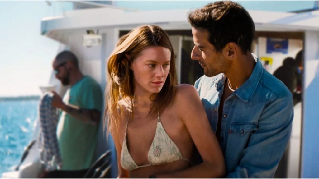 Camille Rowe and  Sofiane Zermani in Netflix's French Diving Thriller No Limit