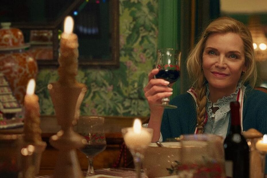 Michelle Pfeiffer in "Oh. What. Fun." holiday movie on Prime Video