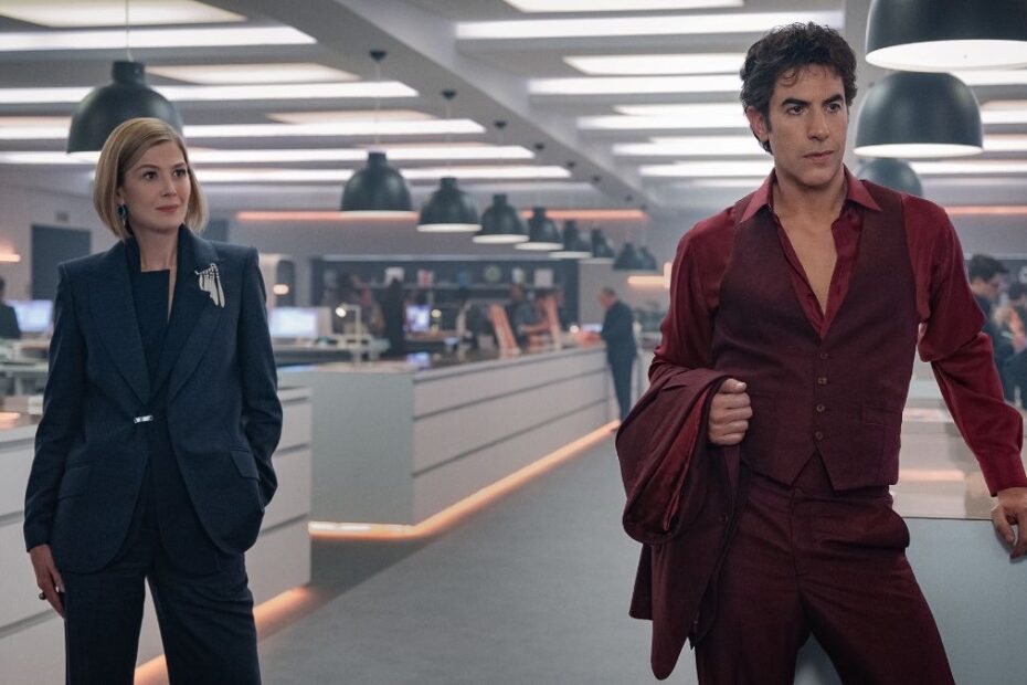 Ladies First comedy Netflix Rosamund Pike and Sacha Baron Cohen REVIEW